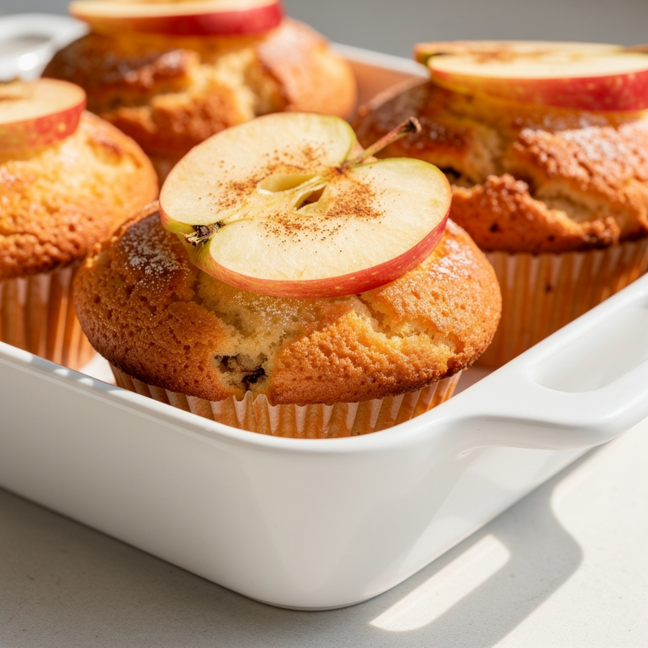 Apple Fritter Cinnamon Muffins