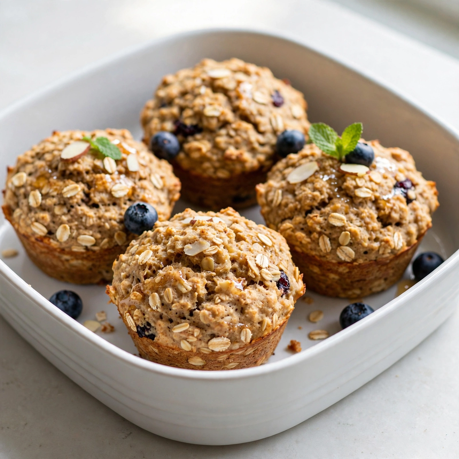 Best Oatmeal Muffins with Brown Sugar and Cinnamon