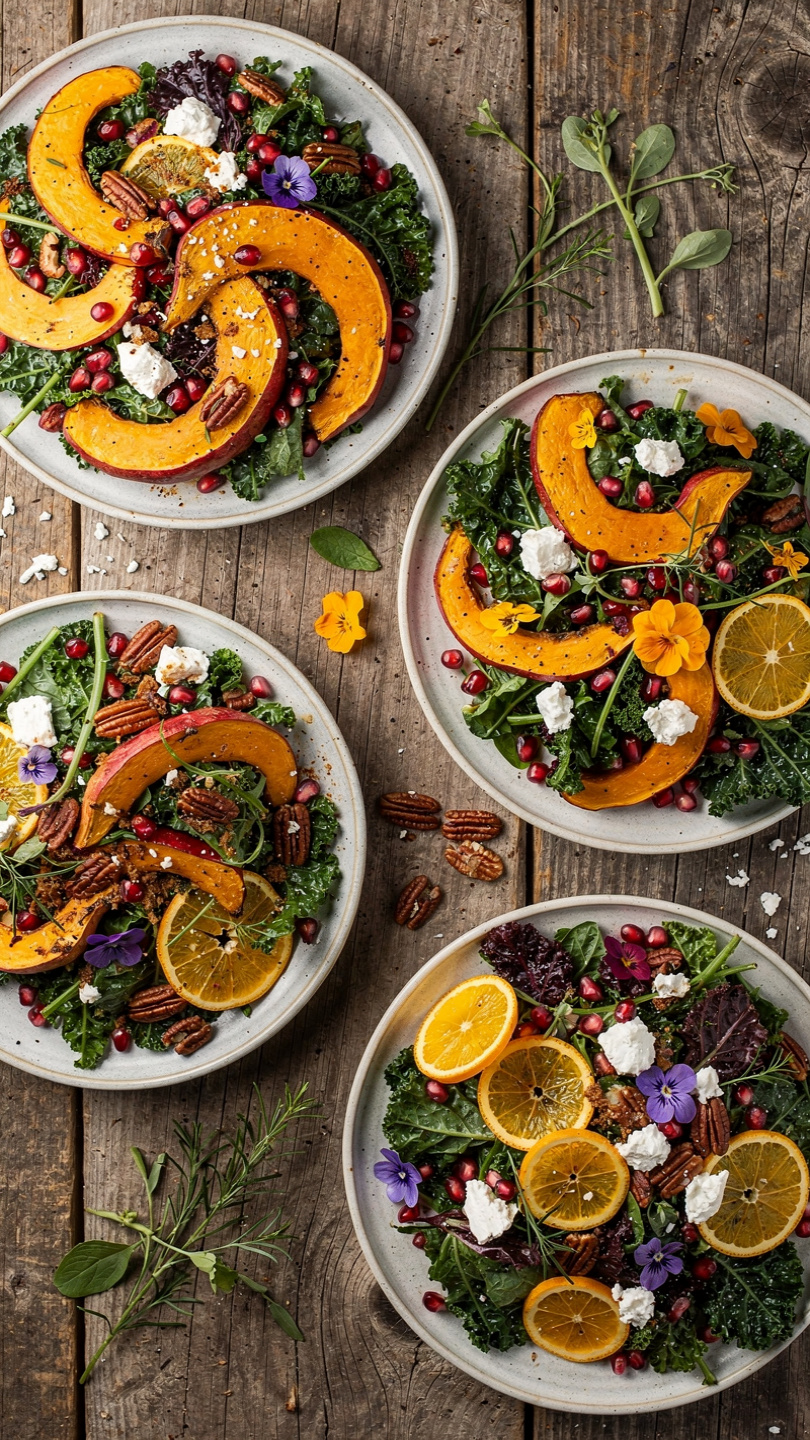 Winter Salad Ideas: Berry Spinach Salad with Feta and Candied Nuts