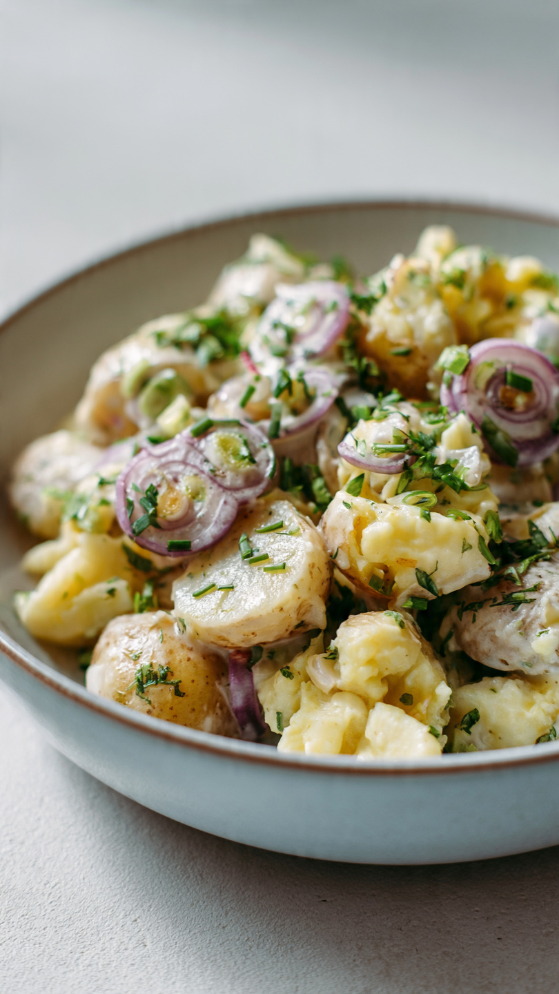 Creamy Vegan Potato Salad (Classic Plant-Based Recipe)
