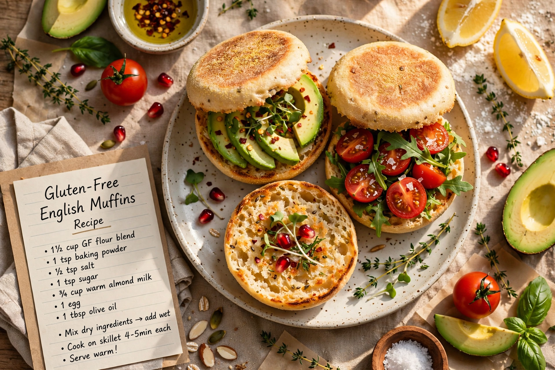 Gluten-Free English Muffins