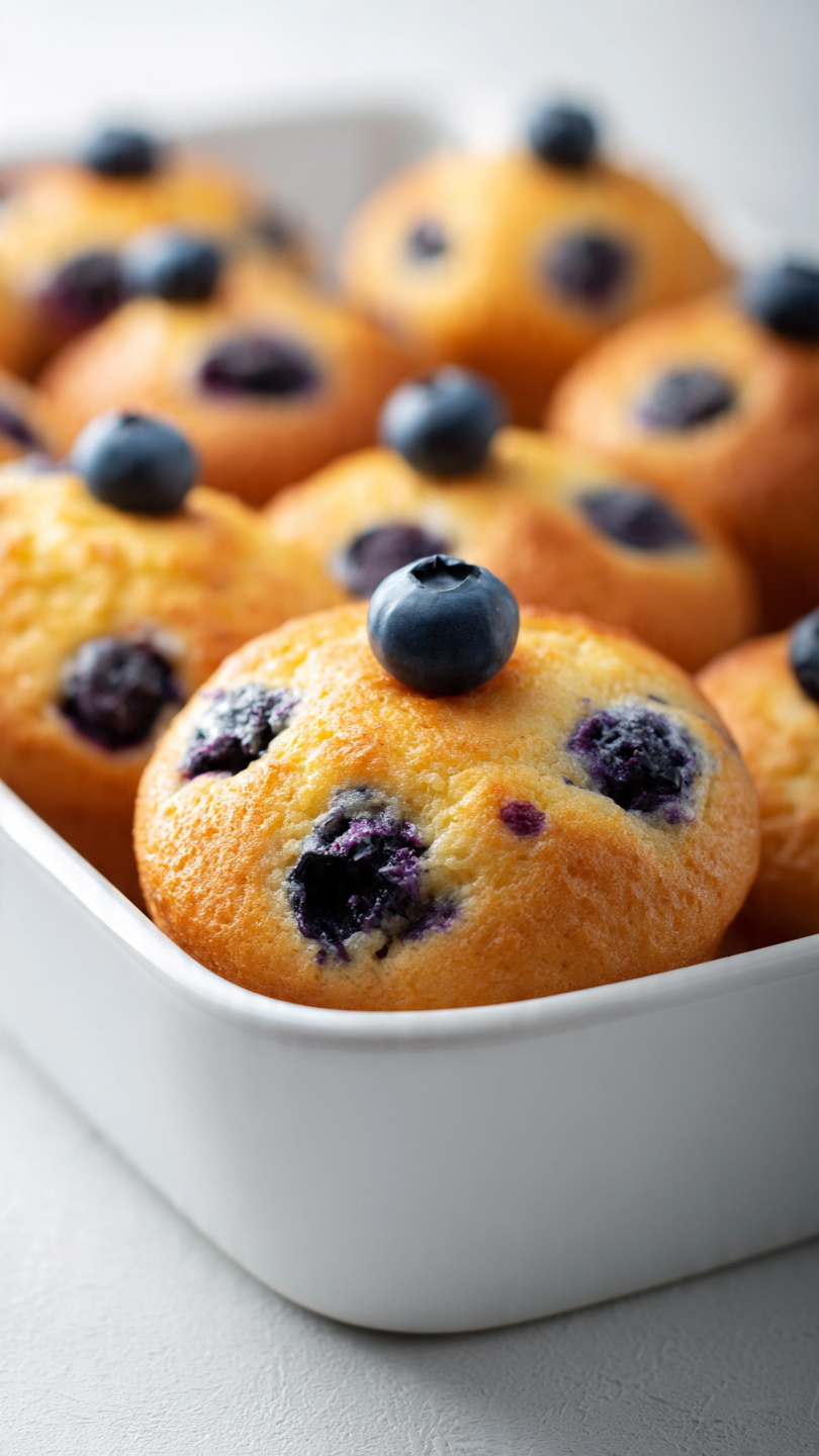 Greek Yogurt Blueberry Muffins