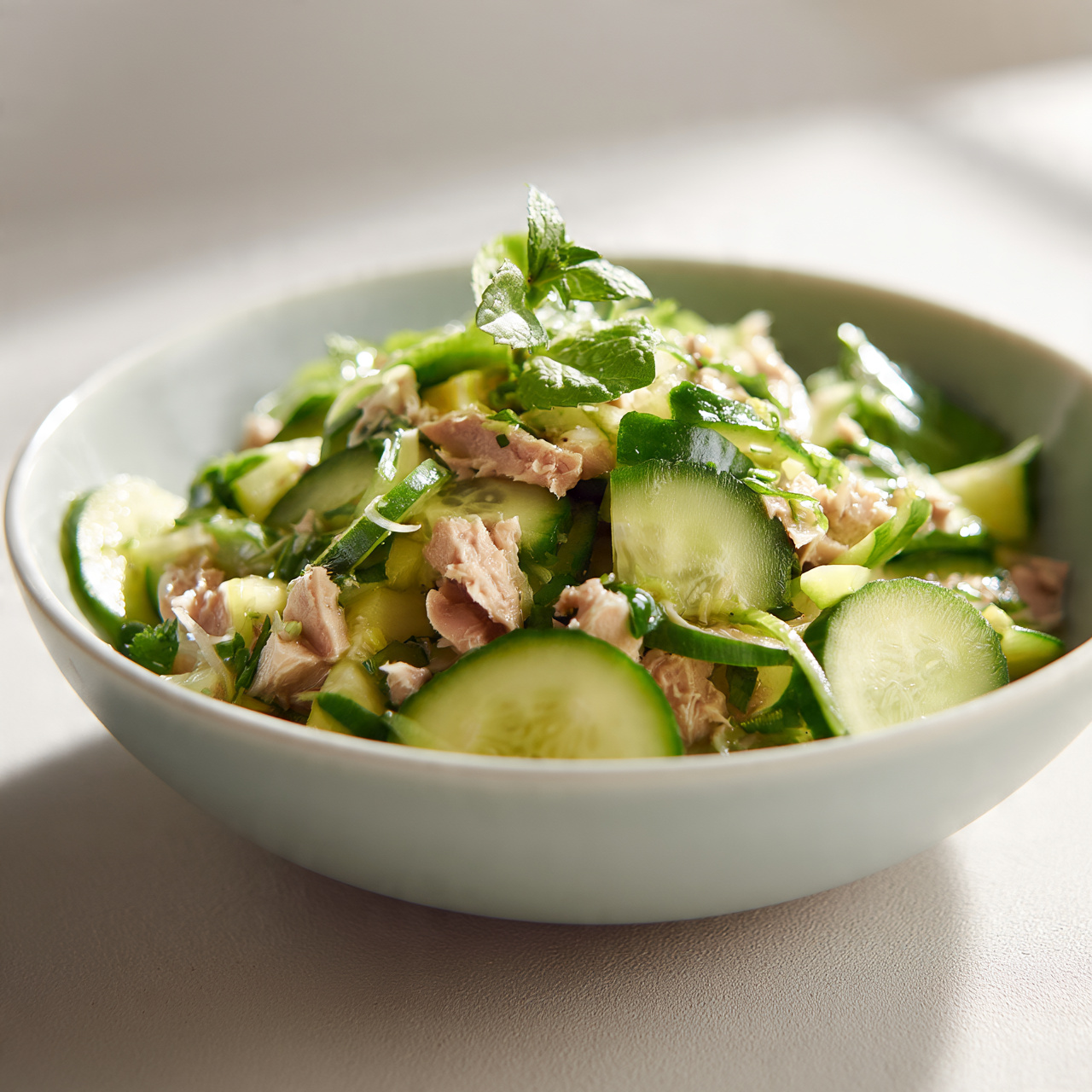 Tuna Cucumber Salad