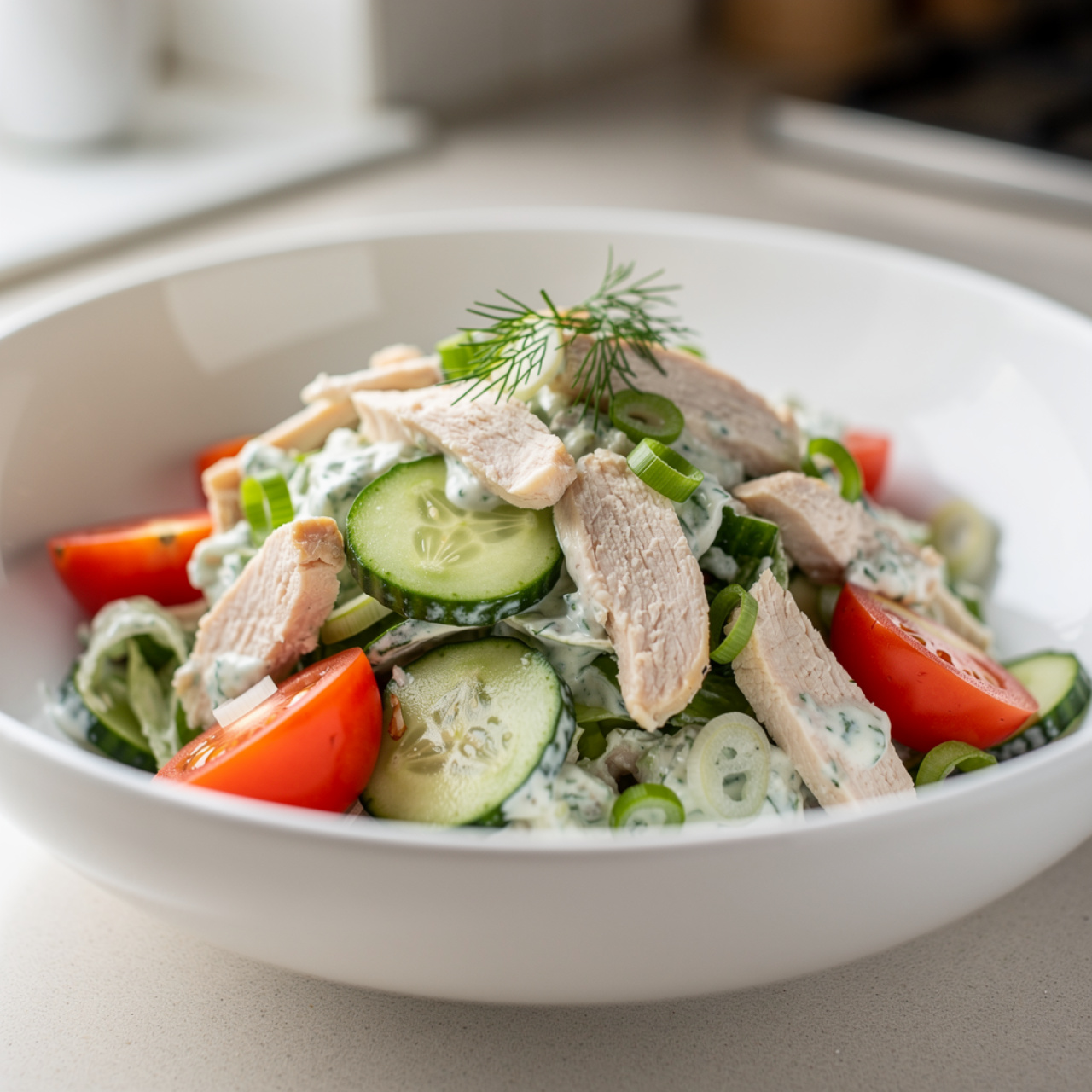 Tzatziki Chicken Salad